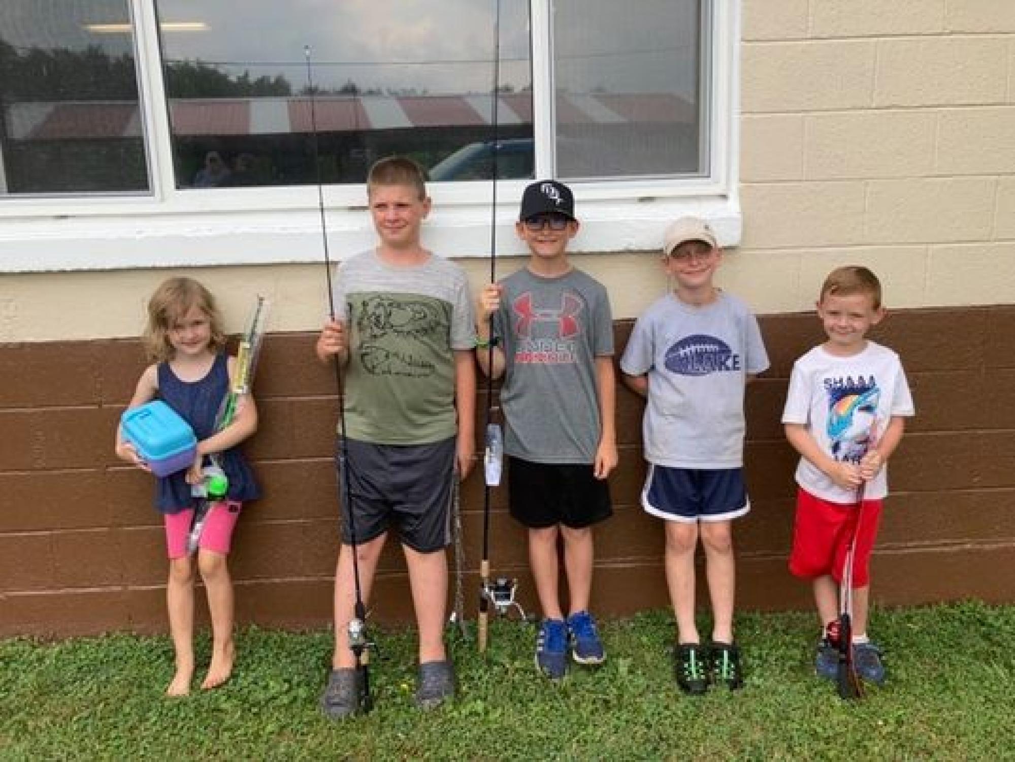 From left to right: Eleanor Bird, Wesley Maras, Jack Bratton, Kase Keefe and Colton Fitchlee. Missing from picture are Braylon Swanson and Jamison Shreve