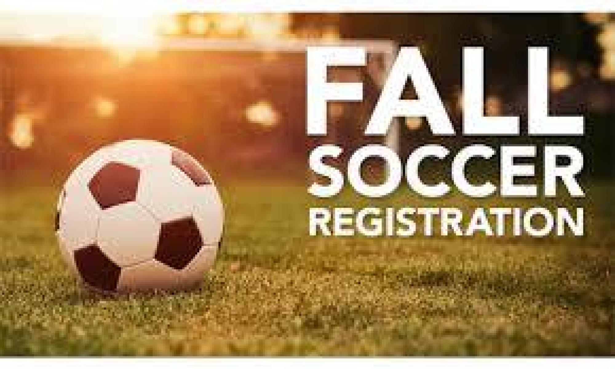 Fall Soccer Registration