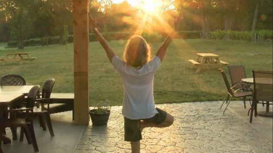 Patio Yoga with Deb