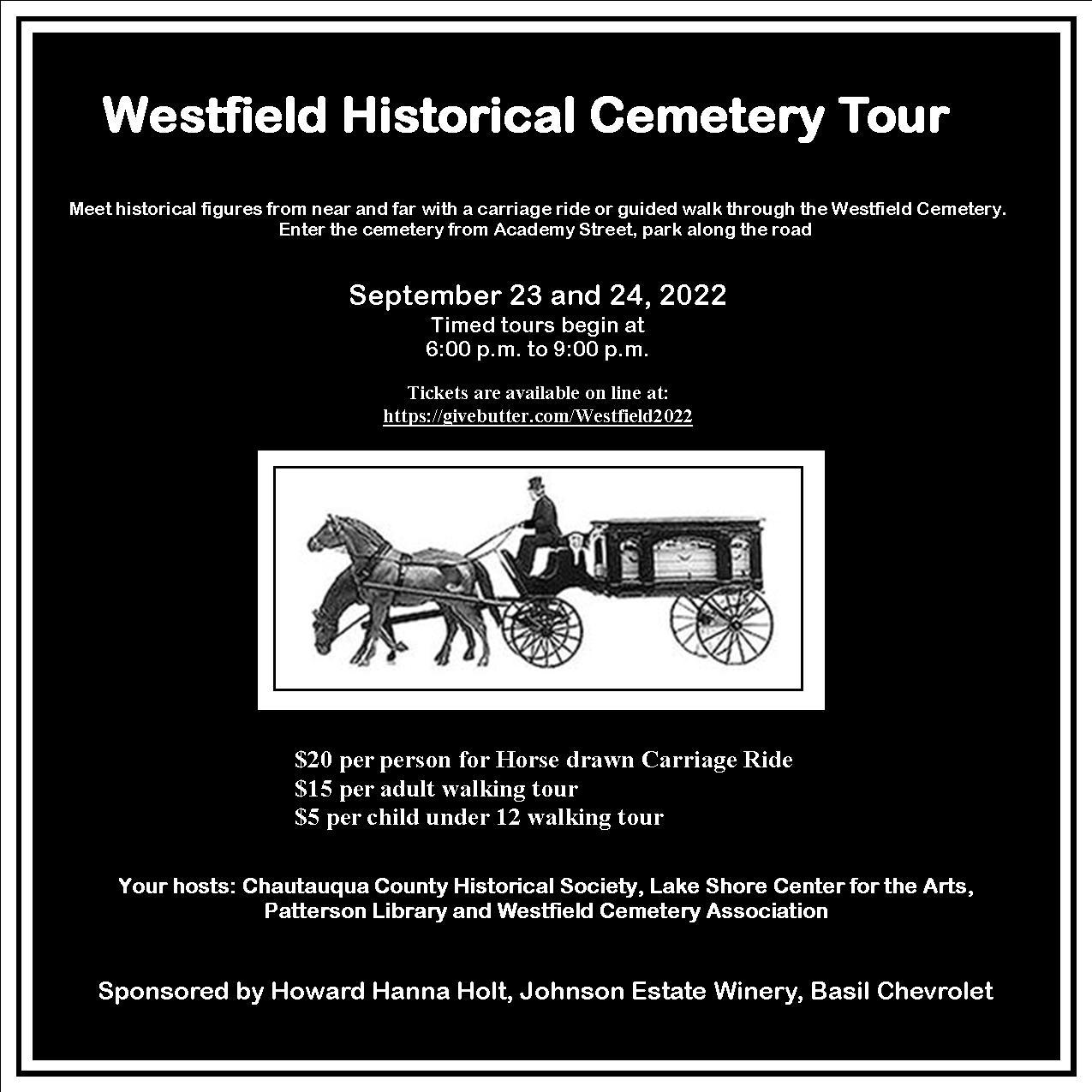 Cemetary Tour Flyer