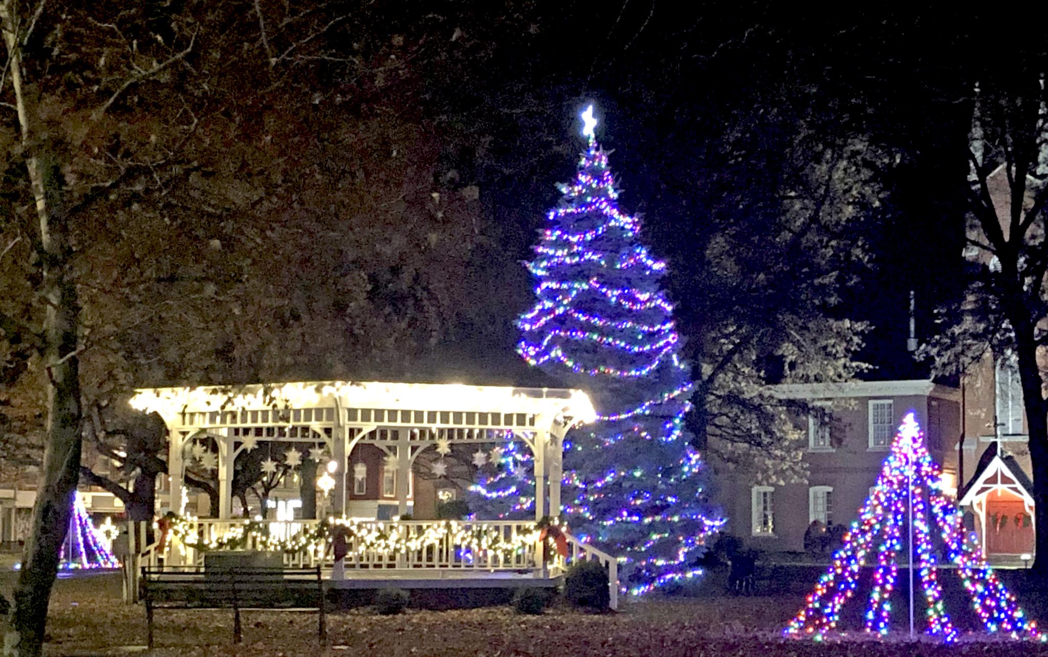 Lights in Moore park