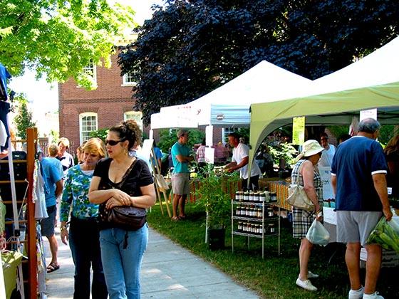 Beautiful day at the Westfield NY Farmers's Market