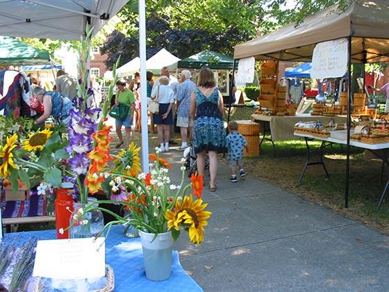 Beautiful day at the Westfield NY Farmers's Market