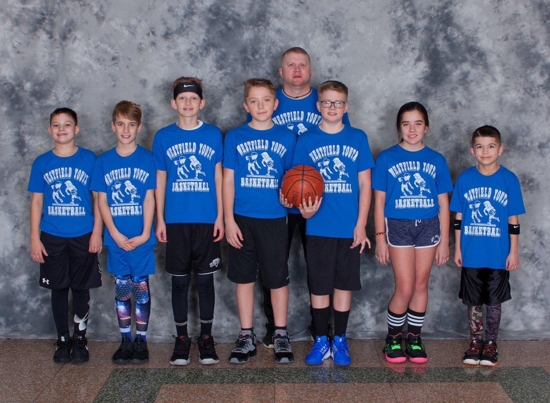 2019-2020 5th & 6th Grades Boys Royal Blue Team