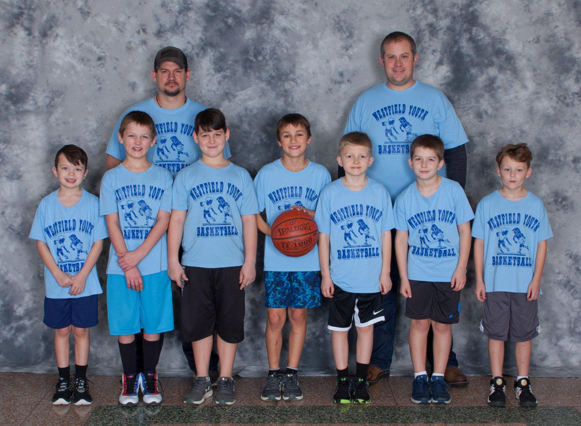 2019-2020 3rd & 4th Grades Boys Carolina Blue Team