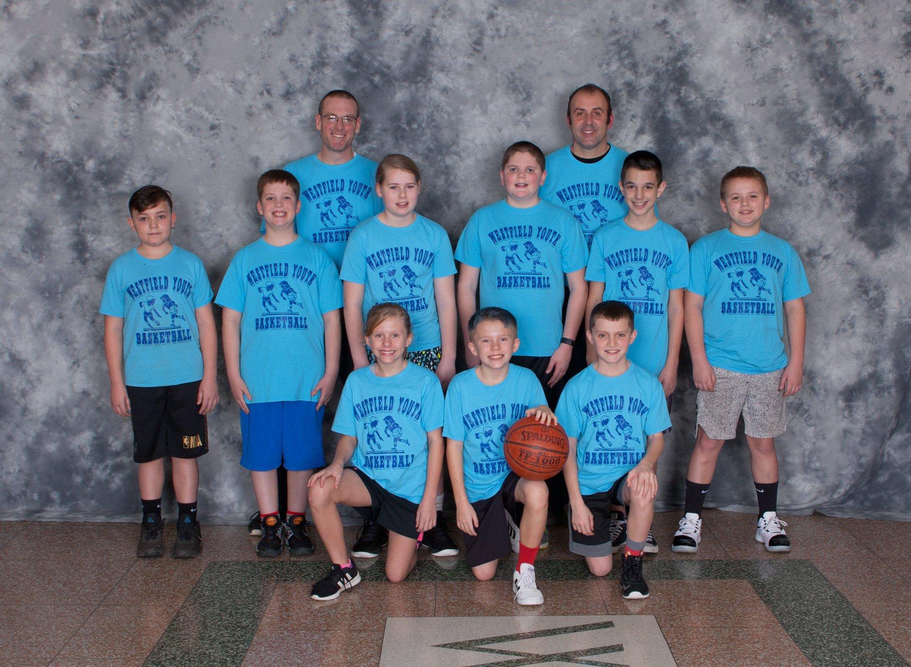 2019-2020 5th & 6th Grades Boys Teal Team