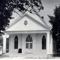 1940s photo of the church building